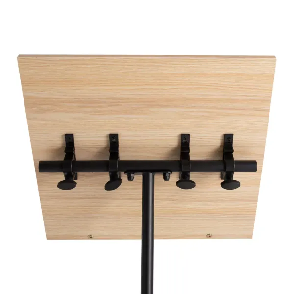 Lectern Podium Presentation Stand Height Adjustable Laptop Table 360° Up / down - Brown
