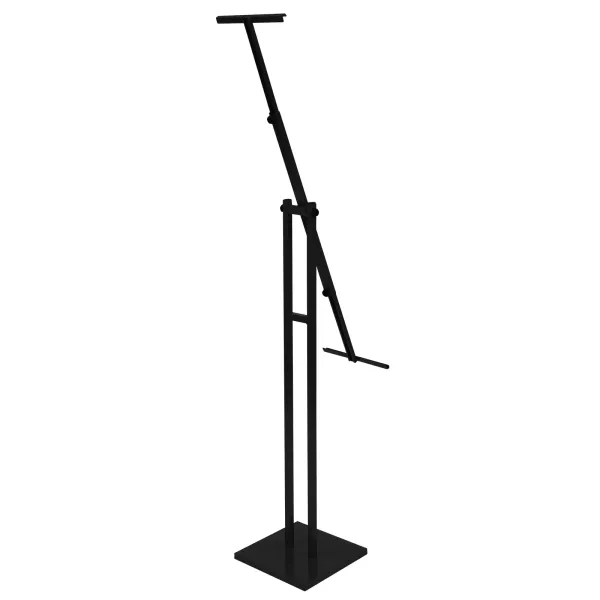 5-Piece Poster Frame Floor Standing Poster Display Frame Sign Stand Adjustable Black 5-Piece Poster Frame Floor Standing Poster Display Frame Sign Stand Adjustable Black