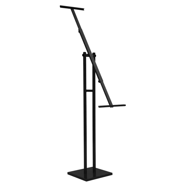 5-Piece Poster Frame Floor Standing Poster Display Frame Sign Stand Adjustable Black