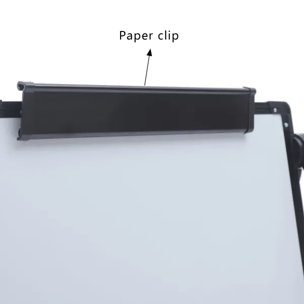 White Board, Double Sided Magnetic Dry Erase Board, Free Standing Adjustable Flip Chart Easel, 35*24 Inch Portable Whiteboard 