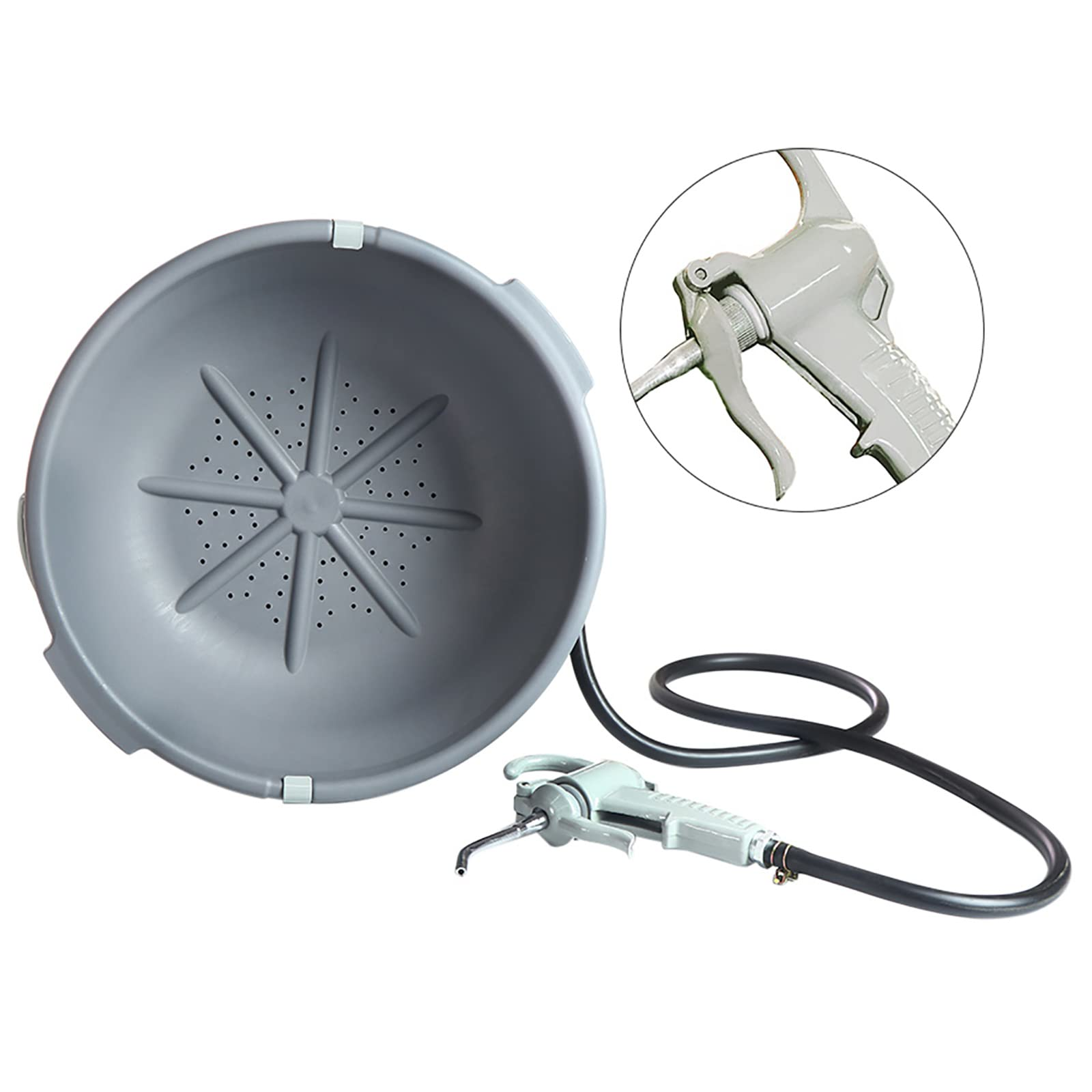 Handheld Bucket Oiler Light Oil Gun for Pipe Threader Tools Oil Bucket Gun Set Light Oil Gun Barrer Handheld Anti-Slip Grip Lubricator Threading Machine