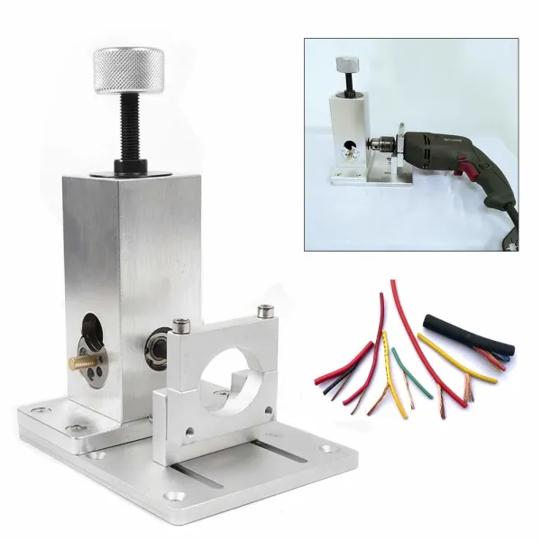 Scrap Wire Stripping Machine Cable Copper Wire Stripper Metal Recycle Tool with Electric Drill Holder Scrap Wire Stripping Machine Cable Copper Wire Stripper Metal Recycle Tool with Electric Drill Holder
