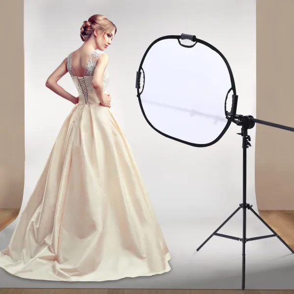 Photography Reflector Stand Kit, 5-in-1 Collapsible Reflector Disc, with Light Stand and Reflector Clamp Holder Photography Reflector Stand Kit, 5-in-1 Collapsible Reflector Disc, with Light Stand and Reflector Clamp Holder