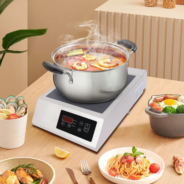 Induction Cooktop Commercial Grade Burner Pro Chef Professional Range High Power Stainless Steel Housing Schott Glass Induction Cooktop Commercial Grade Burner Pro Chef Professional Range High Power Stainless Steel Housing Schott Glass