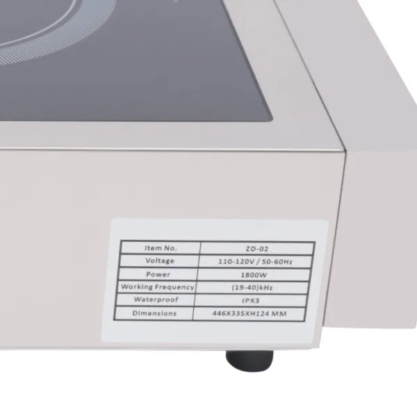 Induction Cooktop Commercial Grade Burner Pro Chef Professional Range High Power Stainless Steel Housing Schott Glass Induction Cooktop Commercial Grade Burner Pro Chef Professional Range High Power Stainless Steel Housing Schott Glass