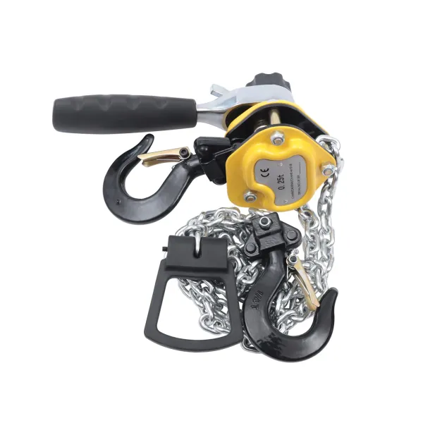Mini Lever Block Chain Hoist Manual Chain Hoist 0.25Ton 550lbs 10FT Mini Chain Hoist Mini Puller Industrial Lever Chain Hoist with Lifting Hook