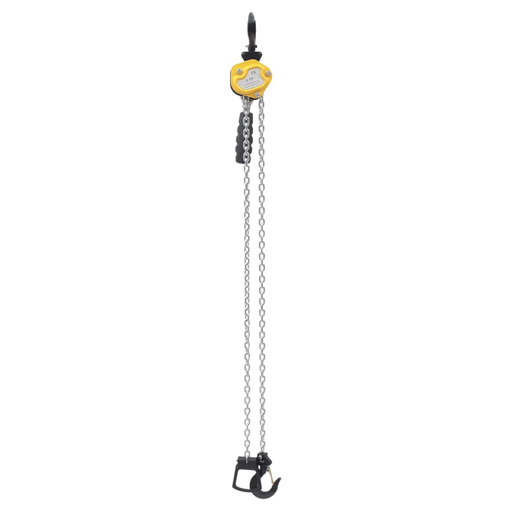 Mini Lever Block Chain Hoist Manual Chain Hoist 0.25Ton 550lbs 10FT Mini Chain Hoist Mini Puller Industrial Lever Chain Hoist with Lifting Hook