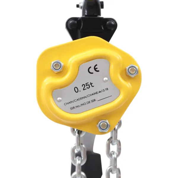 Mini Lever Block Chain Hoist Manual Chain Hoist 0.25Ton 550lbs 10FT Mini Chain Hoist Mini Puller Industrial Lever Chain Hoist with Lifting Hook