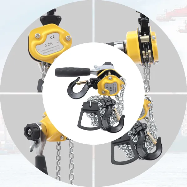 Mini Lever Block Chain Hoist Manual Chain Hoist 0.25Ton 550lbs 10FT Mini Chain Hoist Mini Puller Industrial Lever Chain Hoist with Lifting Hook