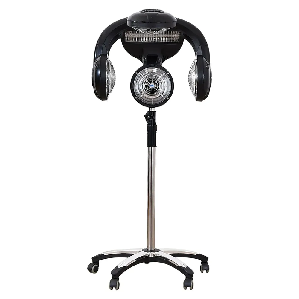 钱海审查暂时下架Oukaning 110V Standing Hair Dryer Professional Fast Hair Dryer Color Processor for Salon Beauty Barber Shop