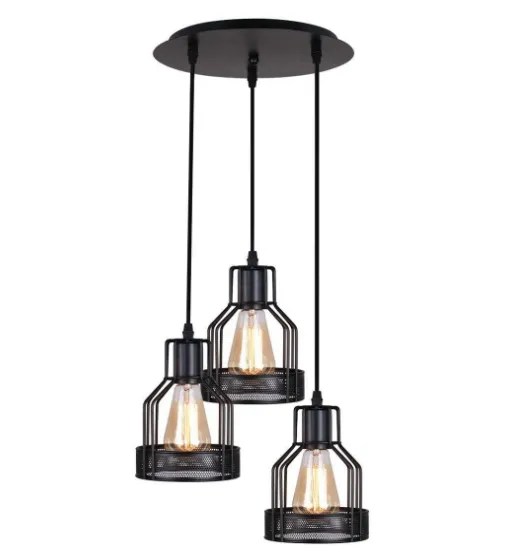 Oukaning Vintage Pendant Lights Industrial Kitchen Hanging Lights
