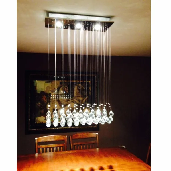 3GU10 LED 64*25*84CM Crystal Chandelier 8005 without Light Source