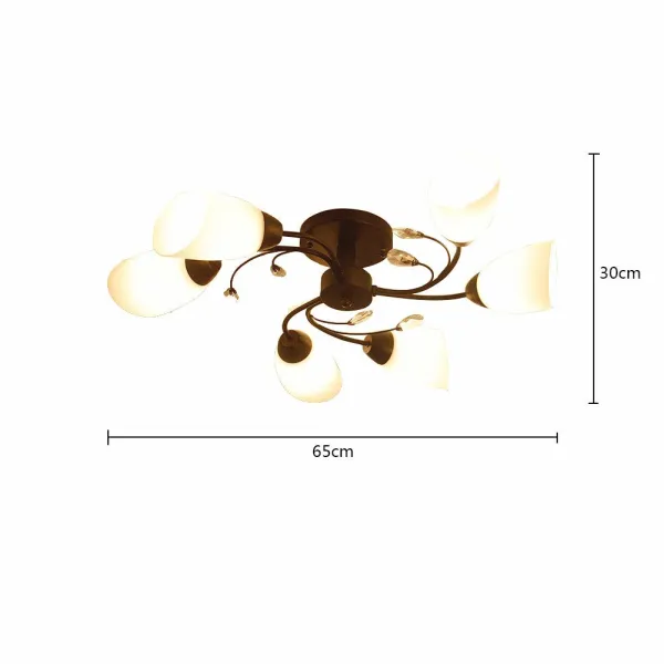 Modern Chandelier E27*6 without Light Source