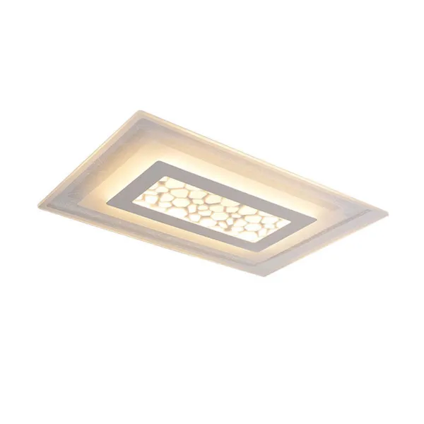 Creative Modern Flush Mount Ceiling Light Rectangular Soft Light LED Ceiling Light Minimalist Chandelier Ceiling Lamp