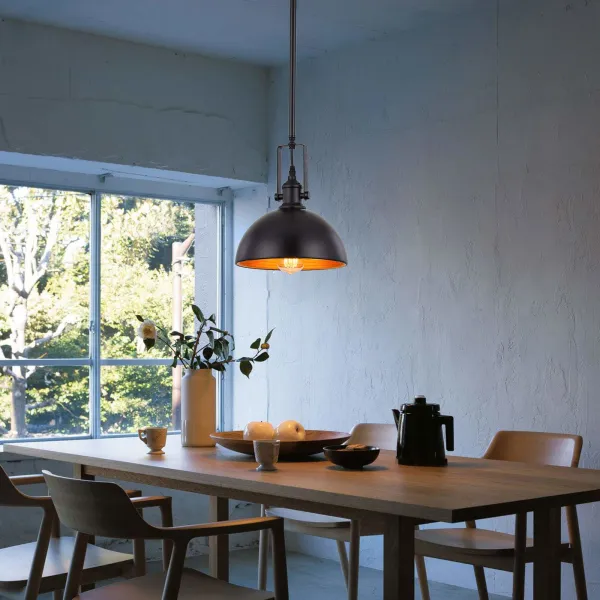 Industrial Black Chandelier Barn Lighting Fixture Farmhouse Ceiling Light Adjustable Height
