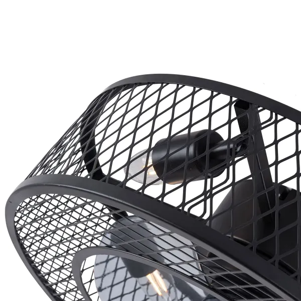 FBA下架 18'' Caged Low Profile Ceiling Fan with Light, 3 Speeds Adjustable, Enclosed Ceiling Fan Lights with Remote(4*E27 bulbs, not included) FBA下架 18'' Caged Low Profile Ceiling Fan with Light, 3 Speeds Adjustable, Enclosed Ceiling Fan Lights with Remote(4*E27 bulbs, not included)