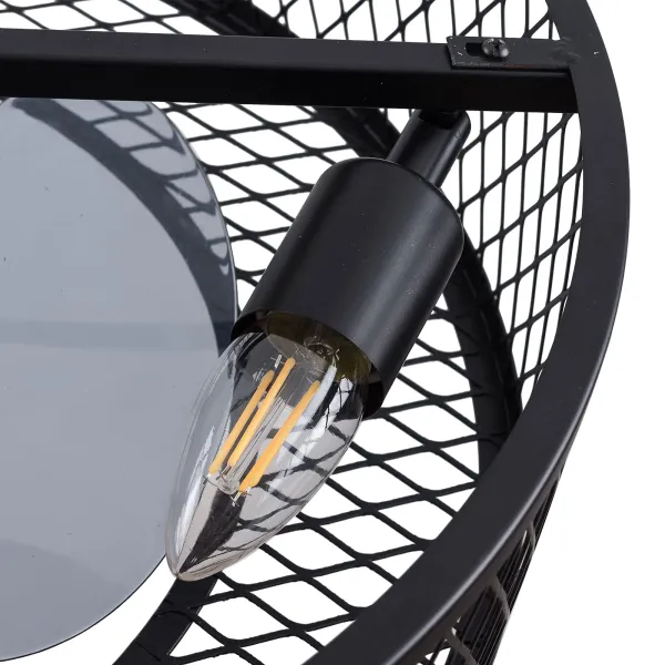 FBA下架 18'' Caged Low Profile Ceiling Fan with Light, 3 Speeds Adjustable, Enclosed Ceiling Fan Lights with Remote(4*E27 bulbs, not included) FBA下架 18'' Caged Low Profile Ceiling Fan with Light, 3 Speeds Adjustable, Enclosed Ceiling Fan Lights with Remote(4*E27 bulbs, not included)