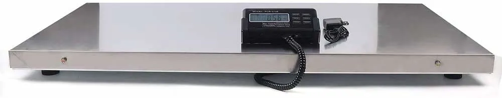 Digital Pet Scale Livestock Scale Shipping Scale Pig Dog Weight Scale Stainless Steel Large Platform 41x21 Inch (300kg/660lb) Digital Pet Scale Livestock Scale Shipping Scale Pig Dog Weight Scale Stainless Steel Large Platform 41x21 Inch (300kg/660lb)