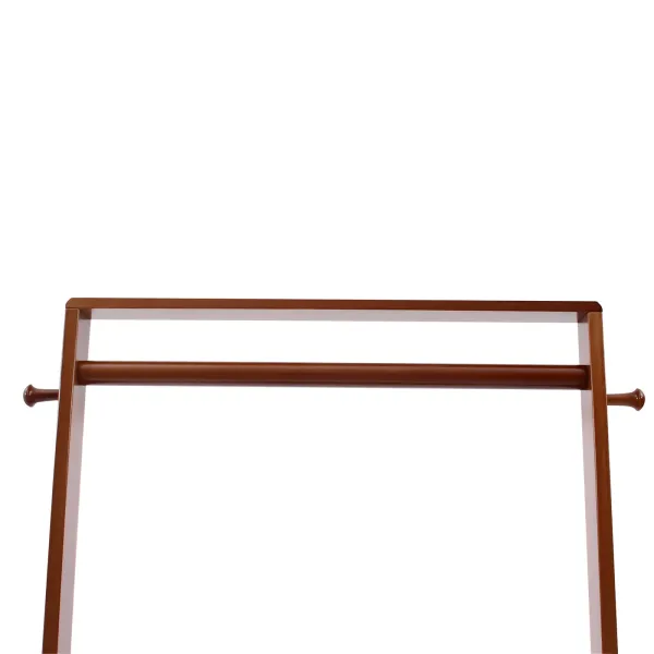Wood Garment Rack,Heavy Duty Clothes Organizer Freestanding Clothing Rack Stand w/ Storage Drawer