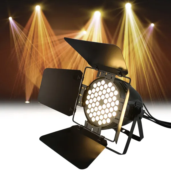 110W Uplighting LED Stage Light, 3500K Warm White / 6000K Cool White Par Lights DMX512, Voice Control & Automatic Control