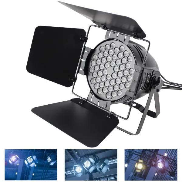 110W Uplighting LED Stage Light, 3500K Warm White / 6000K Cool White Par Lights DMX512, Voice Control & Automatic Control
