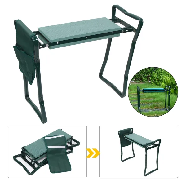 Garden Kneeler Seat Folding Garden Kneeler Bench Kneeling Soft Eva Pad Seat Garden Kneeler Seat Folding Garden Kneeler Bench Kneeling Soft Eva Pad Seat