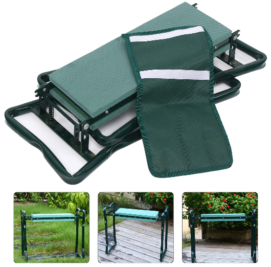 Garden Kneeler Seat Folding Garden Kneeler Bench Kneeling Soft Eva Pad Seat