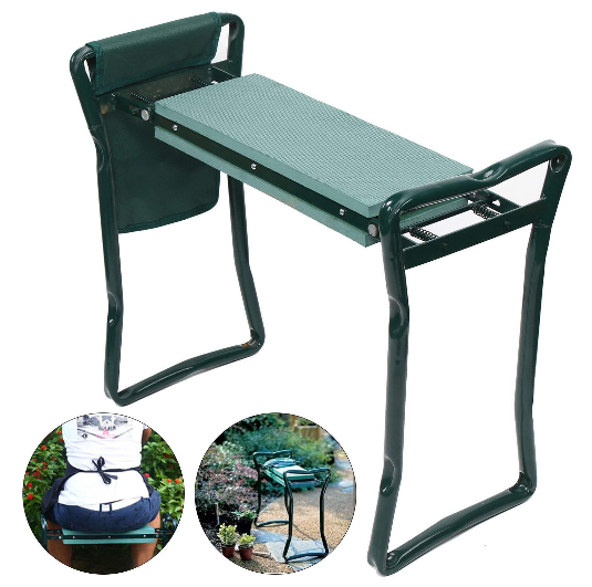 Garden Kneeler Seat Folding Garden Kneeler Bench Kneeling Soft Eva Pad Seat