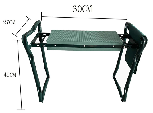 Garden Kneeler Seat Folding Garden Kneeler Bench Kneeling Soft Eva Pad Seat