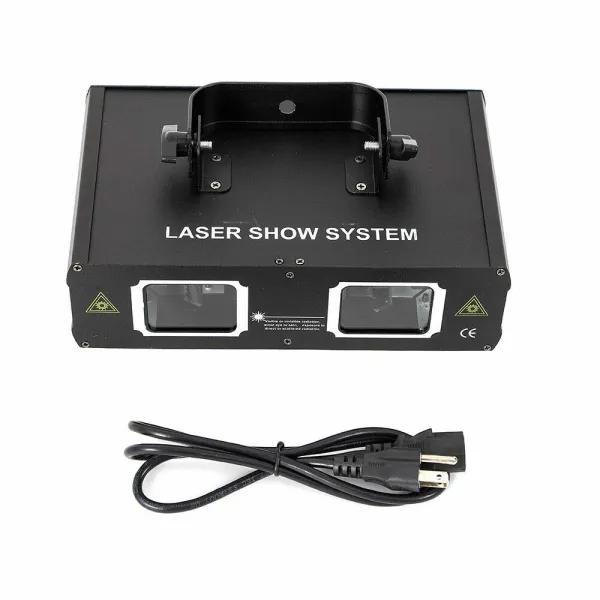 LED Stage Light 500MW RGB 2Lens DMX DJ Animation LED Stage Light Party Lighting projector Show