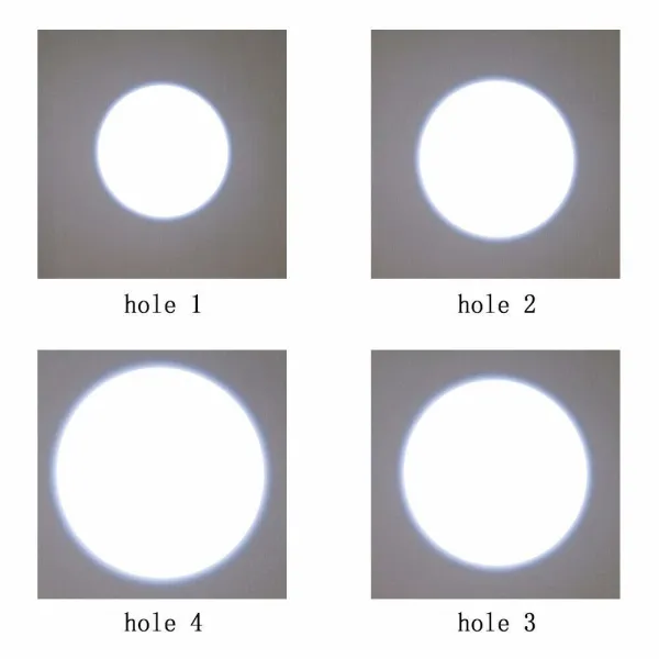 Hot 15W Led Pin Spot Light 4 Apertures Adjustable for DJ Disco Club Stage Party Wedding Show