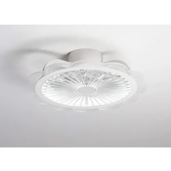 Oukaning Ceiling Fan with Lights 110V Ultra-Thin Simple Ceiling Fan with Remote Control