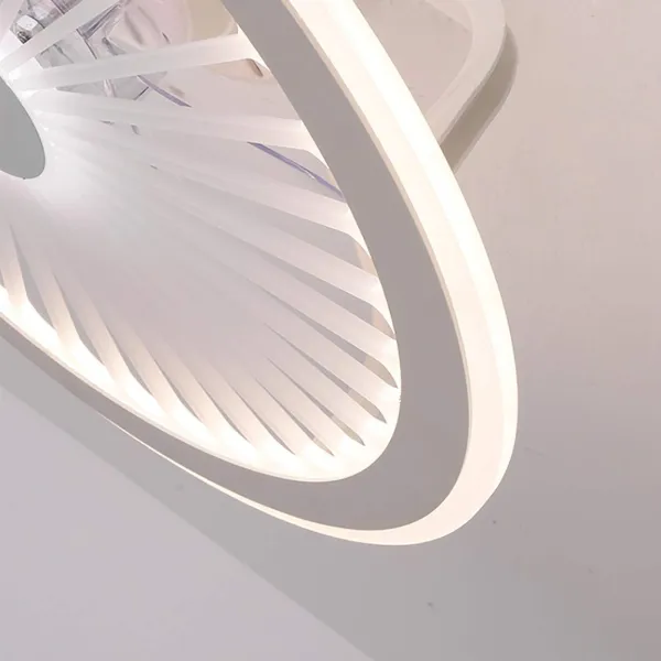 Modern Ceiling Fan Light with Remote Control Kit,19 Inch Ceiling Fan LED Fan Lights