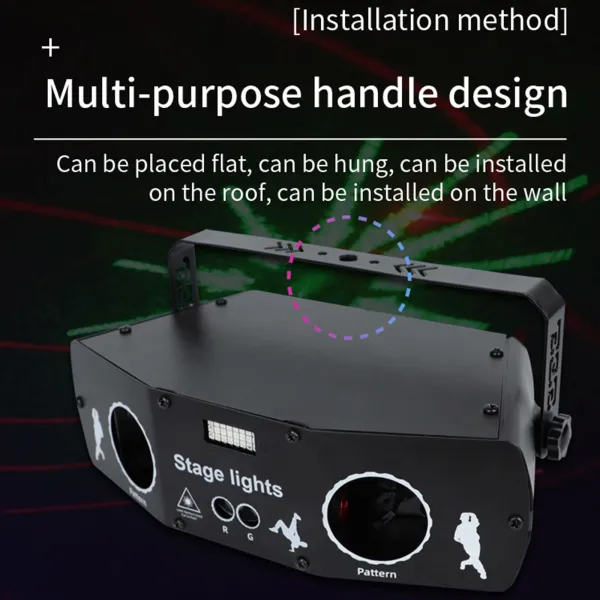Disco Stage Party Light, 5 Eye Strobe Light Wireless Party Lights Stage Rotating Beam Lights Disco Stage Party Light, 5 Eye Strobe Light Wireless Party Lights Stage Rotating Beam Lights