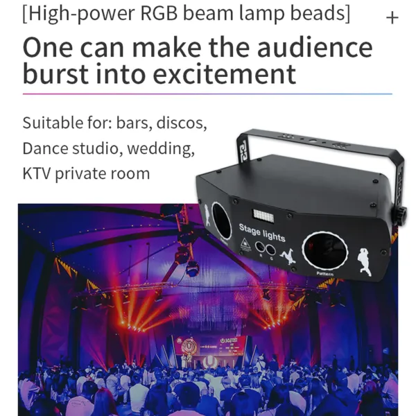 Disco Stage Party Light, 5 Eye Strobe Light Wireless Party Lights Stage Rotating Beam Lights Disco Stage Party Light, 5 Eye Strobe Light Wireless Party Lights Stage Rotating Beam Lights