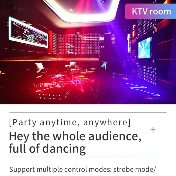 Disco Stage Party Light, 5 Eye Strobe Light Wireless Party Lights Stage Rotating Beam Lights Disco Stage Party Light, 5 Eye Strobe Light Wireless Party Lights Stage Rotating Beam Lights