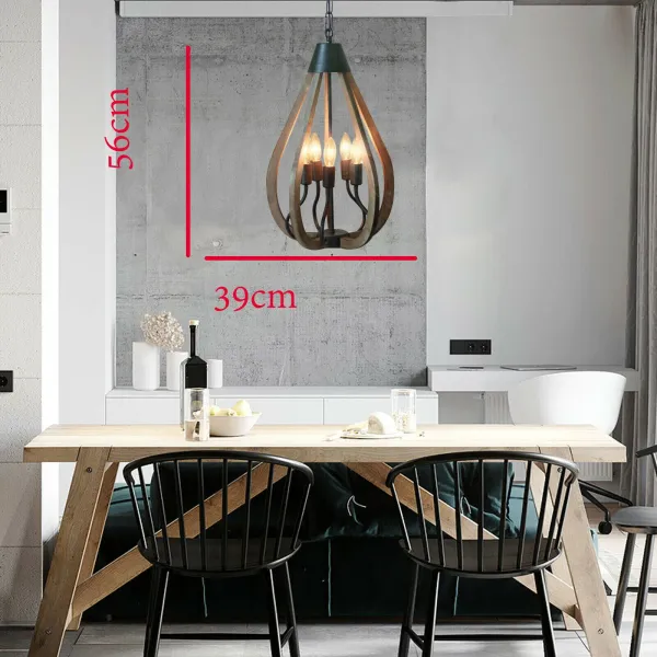 Kitchen Lights Kitchen Chandelier Rustic Pendant Lamp Island Lighting Fixture Industrial Light Fixture
