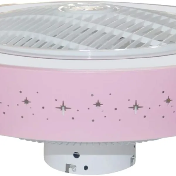22-in Pink Starry Ceiling Fan with LED Lights Kit and Remote Control