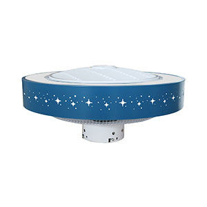 22-in Blue Starry Ceiling Fan with LED Light Kit with Remote Control