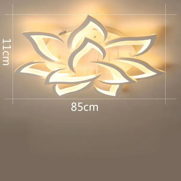 Modern Flower Shape Style LED Ceiling Light Flush Mount Pendant Lighting Fixture