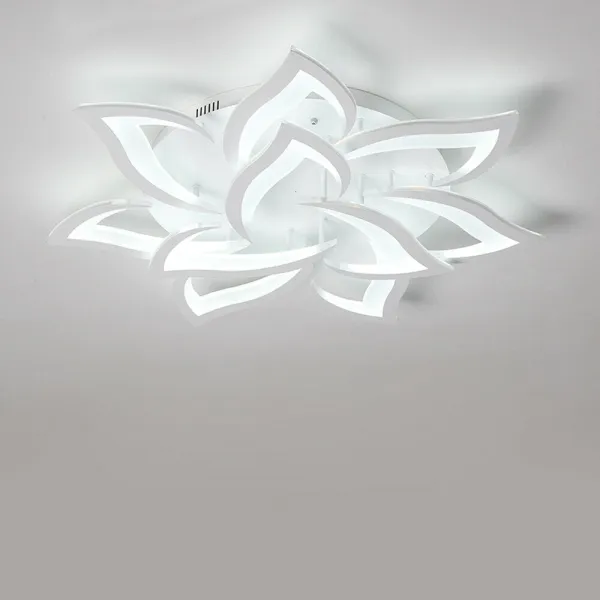 Modern Flower Shape Style LED Ceiling Light Flush Mount Pendant Lighting Fixture