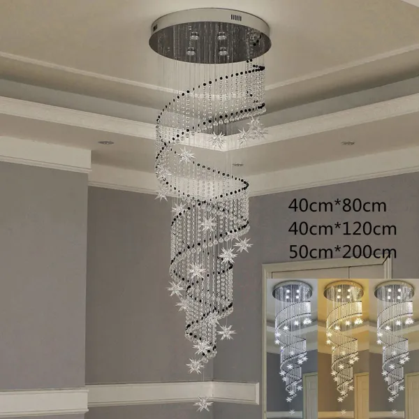 Modern LED Sphere Spiral Raindrop K9 Crystal Chandelier Light,Luxury 3-Color Dimmable Flush Mount Ceiling Light Modern LED Sphere Spiral Raindrop K9 Crystal Chandelier Light,Luxury 3-Color Dimmable Flush Mount Ceiling Light