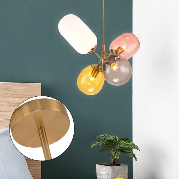 Modern Simple LED Pendant Light Bedroom Hanging Lighting Fixture Decoration