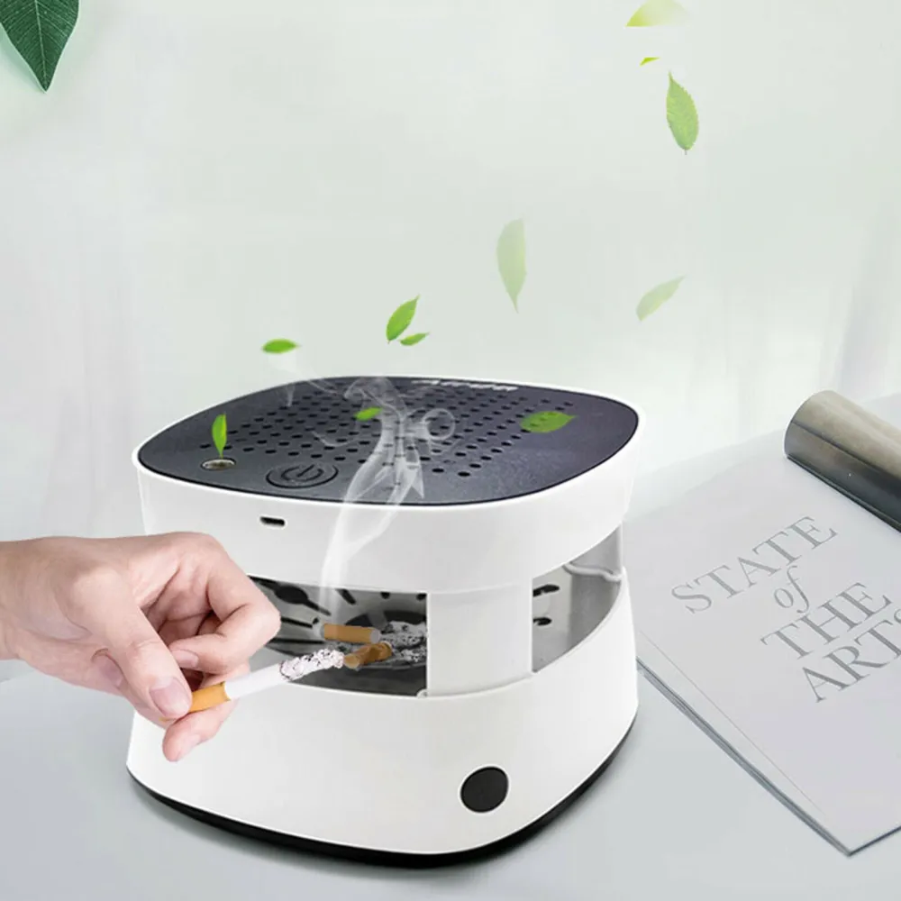 cigarette smoke eliminator ashtray USB Smokeless Ashtray Odor Eliminator Air Purifier