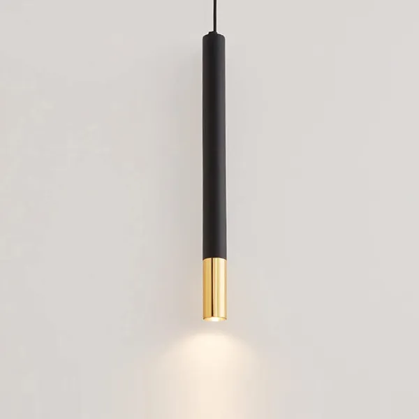 Oukaning Modern Hanging Tube Light Pendant Lamp Modern Led Hanging Lamp