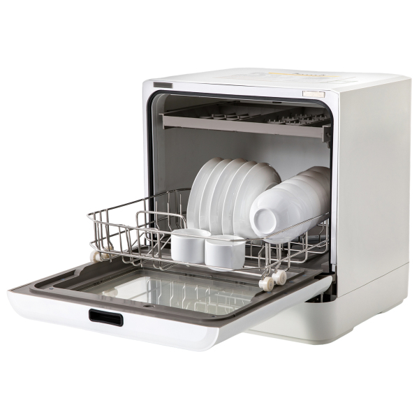 Countertop Dishwasher,Compact Mini Dish Washer, Portable Dishwasher with 4 washing programs