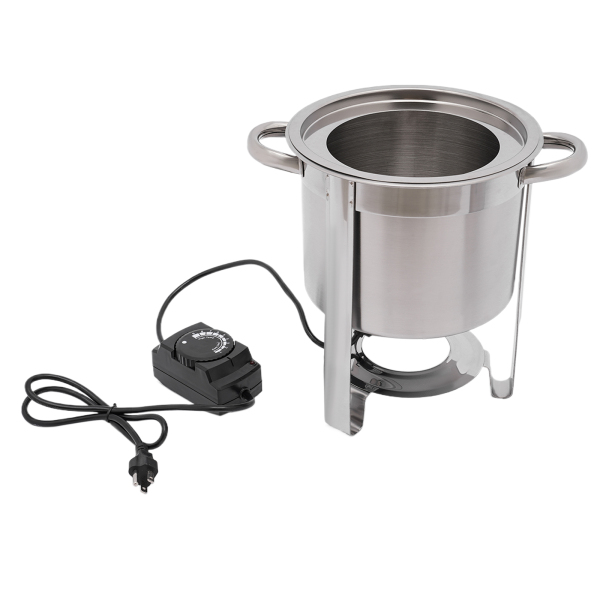 Soup Chafer Dish Kit 4L/4.23QT Stainless Steel Food Warmer Stove with Fuel Can