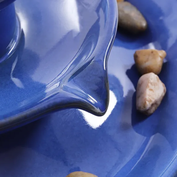 Ceramic Tabletop Fountain with Ball for Indoor Table Desk Office Patio (Blue) Ceramic Tabletop Fountain with Ball for Indoor Table Desk Office Patio (Blue)