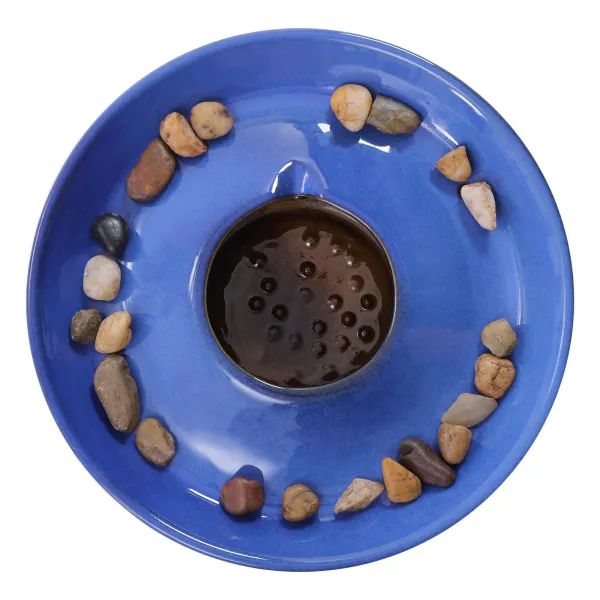 Ceramic Tabletop Fountain with Ball for Indoor Table Desk Office Patio (Blue) Ceramic Tabletop Fountain with Ball for Indoor Table Desk Office Patio (Blue)