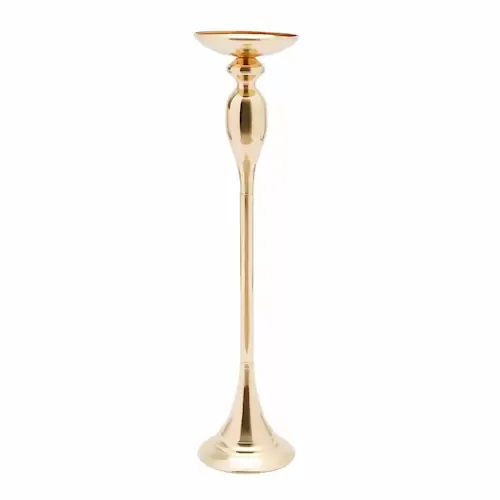 10 Pcs Tall Vases for Centerpieces Weddings - Flower Stand for Centerpiece Table Metal Vase Column Stand Vases